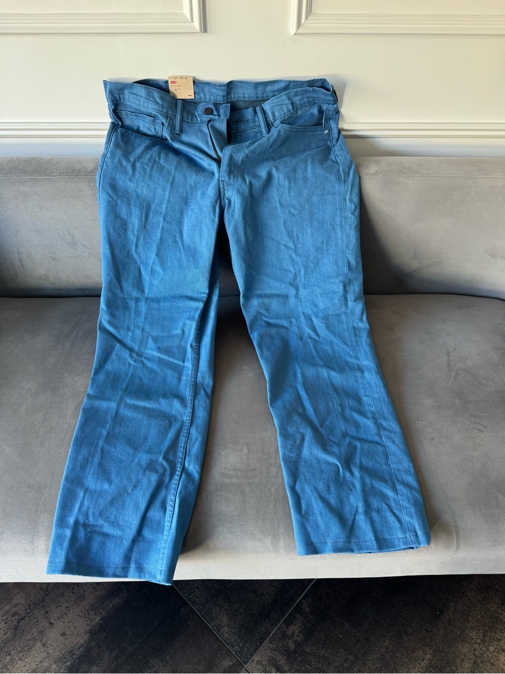Levi's Teal blue Straight-Leg Jeans